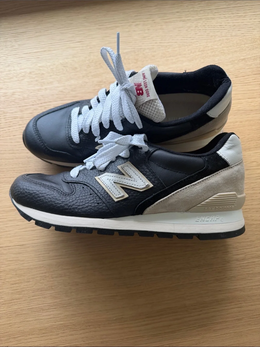Aime Leon Dore x New Balance 996 Leather Shoe Men’s US 7 Women’s 8.5 - Picture 2 of 7